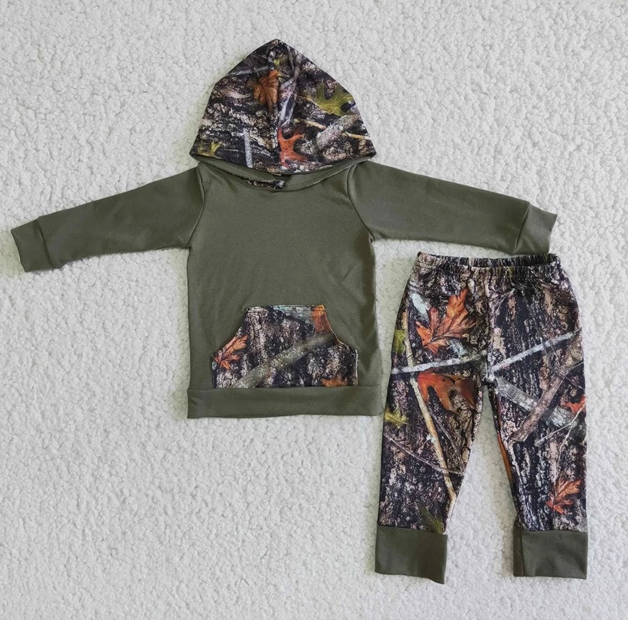 Boys Camp Hoodie Set